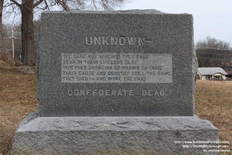 Memorial Unknown Confederate Dead #1
