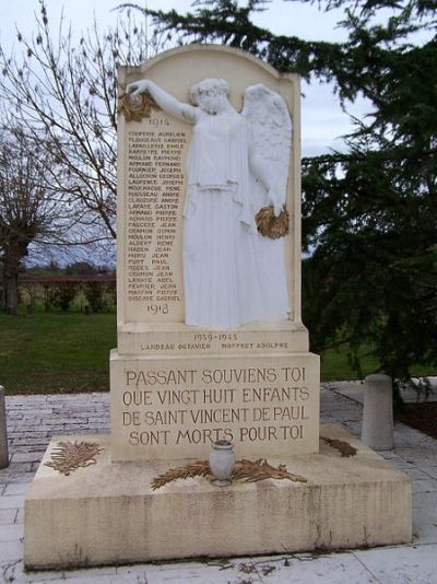 Oorlogsmonument Saint-Vincent-de-Paul #1