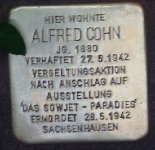 Stolpersteine Fregestraße 71 #1