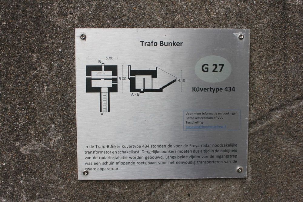 German Radarposition Tiger - Küvertype 434 Trafo Bunker #2