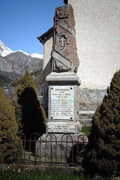 Oorlogsmonument Entraunes