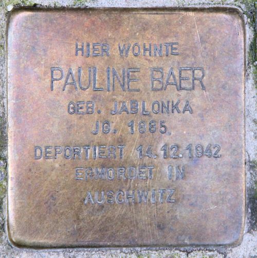 Stolpersteine Leonhardtstraße 18 #5