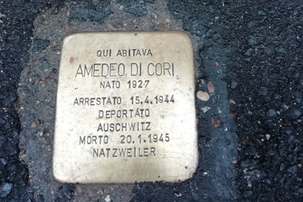 Stolperstein Via Luciano Manara 10 #1