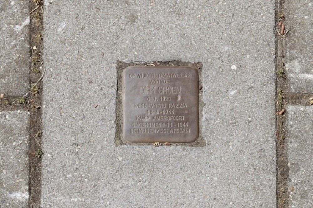 Stolperstein 16 April Pad / Corverslaan #1