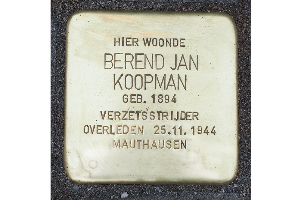 Stolperstein Govert Flinckstraat 1 (nu nr. 28) #1