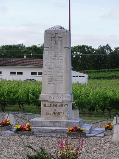 Oorlogsmonument Villeneuve