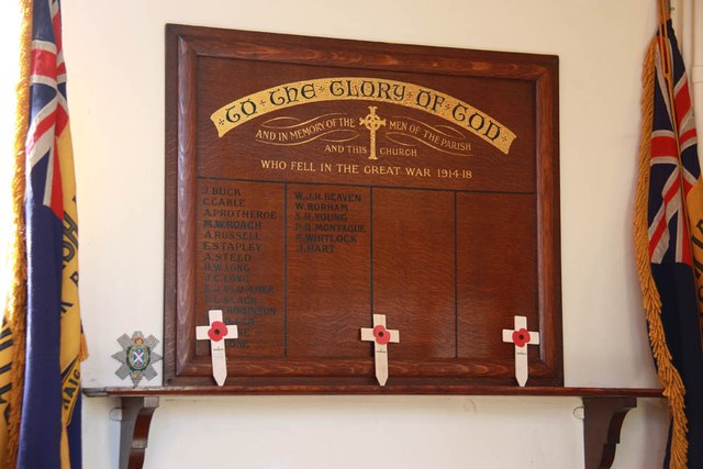 Oorlogsmonument St. John the Evangelist Church