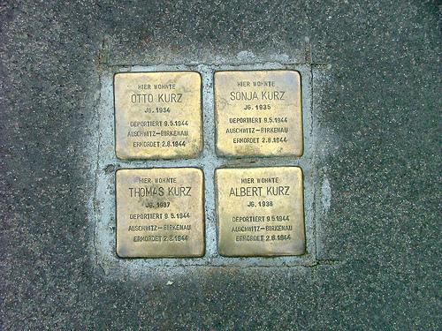 Stolpersteine Badergasse 6 #1