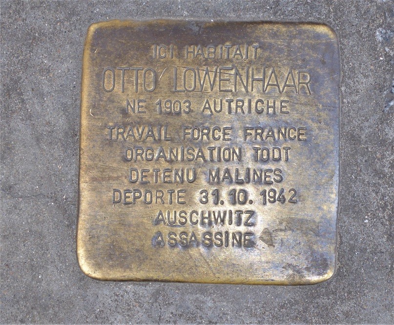 Stolpersteine Huidevettersstraat 188 #2