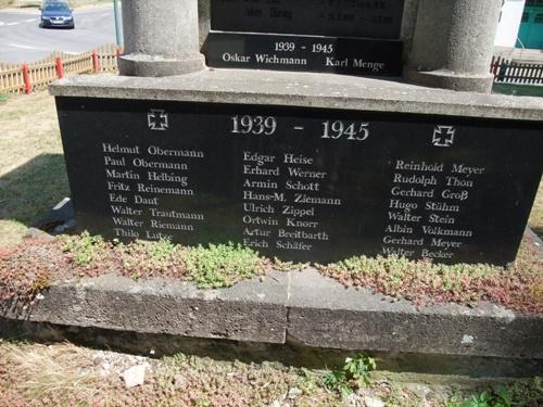 War Memorial Großgrabe #3