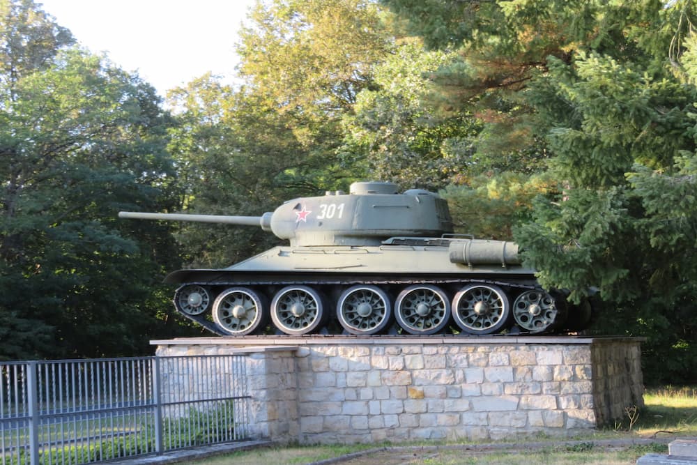 T-34/85 Tanks Soviet War Cemetery Baruth #4