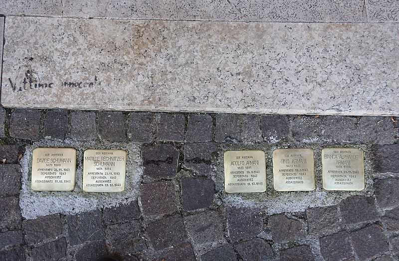 Stolpersteine Via Graziadio Isaia Ascoli 25 #1