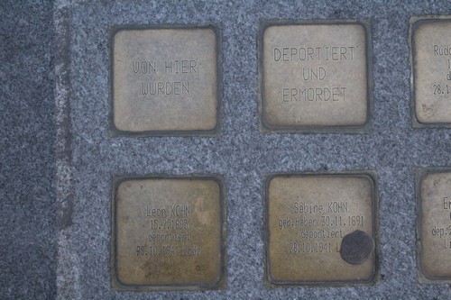 Remembrance Stones Mariahilfer Strae #1