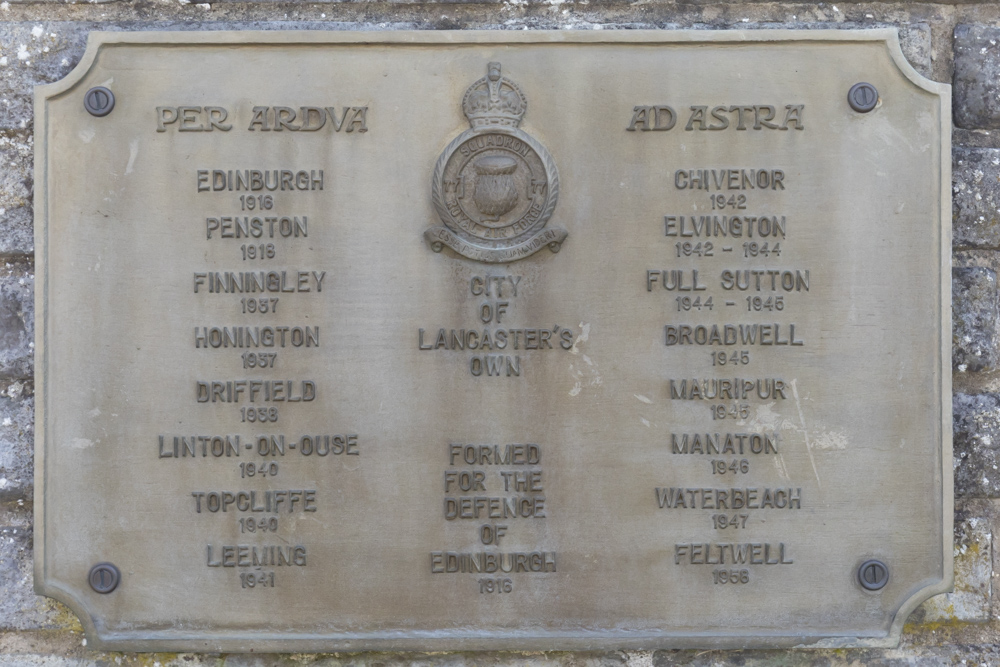 Memorial RAF 77 Squadron #4