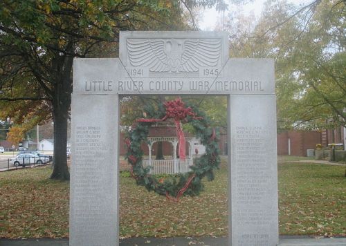 Oorlogsmonument Tweede Wereldoorlog Little River County #1