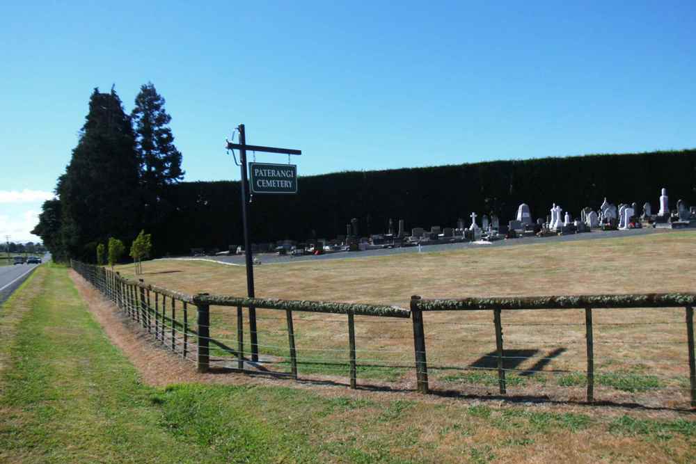 Commonwealth War Grave Paterangi Public Cemetery #1