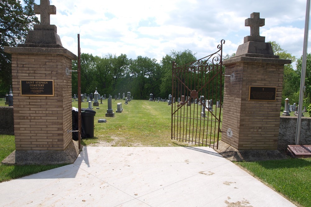 Amerikaans Oorlogsgraf Saint Stephens Catholic Cemetery #1
