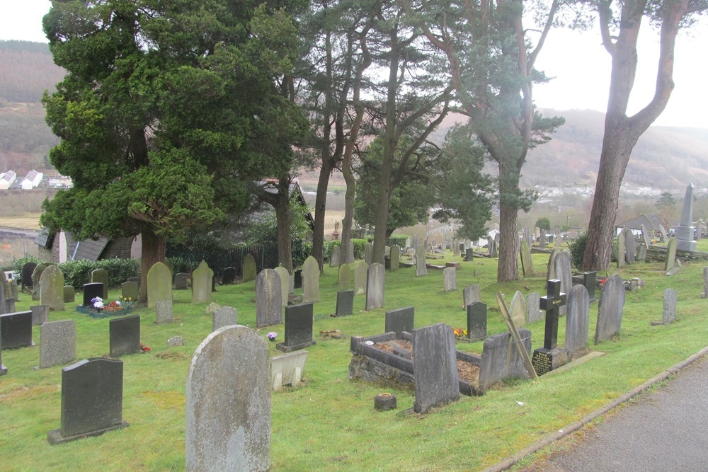 Oorlogsgraven van het Gemenebest Aberfan Bryntaf Cemetery #1