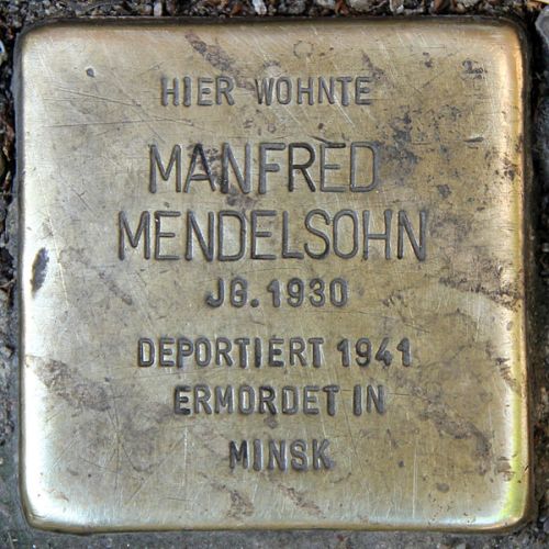 Stolperstein Donaustrae 18