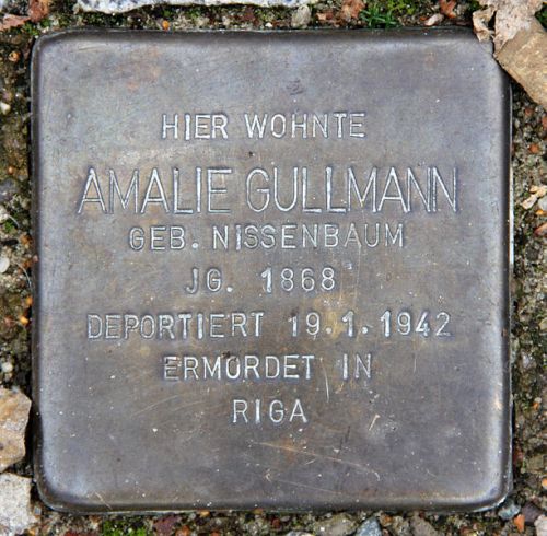 Stolpersteine Regensburger Straße 33 #3