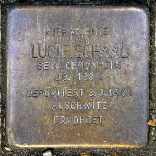 Stolpersteine Lohmeyerstrae 5 #3