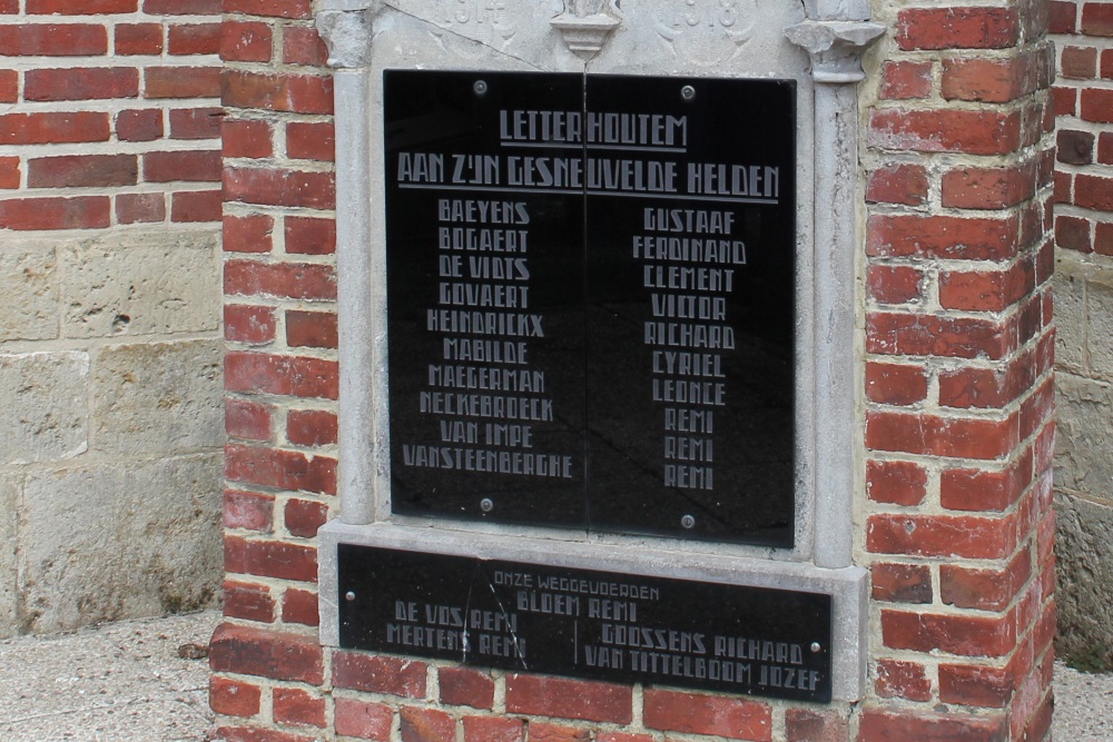 Oorlogsmonument Letterhoutem #2