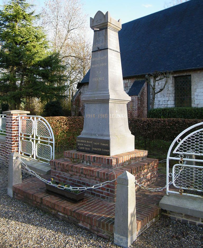 Oorlogsmonument Noyelles-en-Chausse