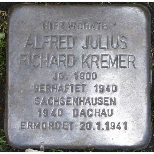 Stolperstein Klotzbahn 12 #1