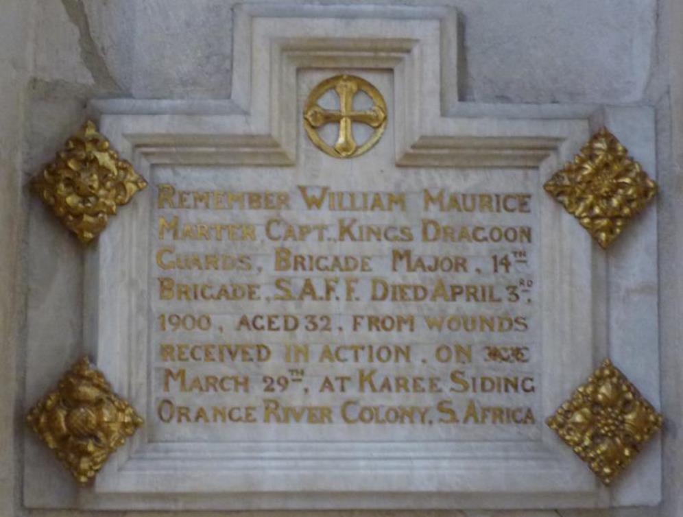 Memorials Anglo-Boer War York Minster #2