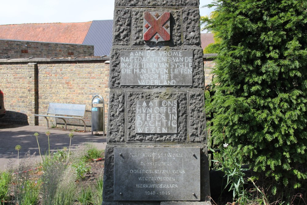 Oorlogsmonument Tweede Wereldoorlog Sijsele #2