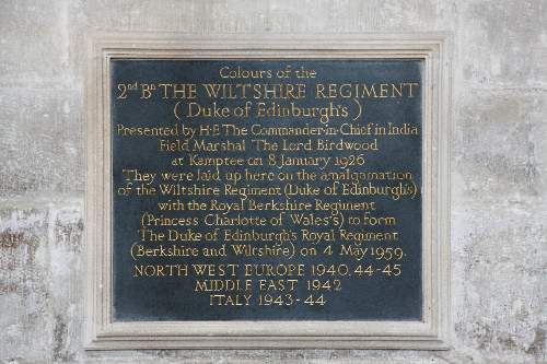 Gedenktekens Tweede Wereldoorlog Salisbury Cathedral #3