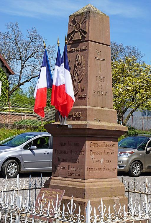 War Memorial Granges-la-Ville