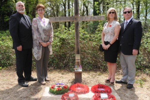 Memorial Cross Justin Gerard Clermont