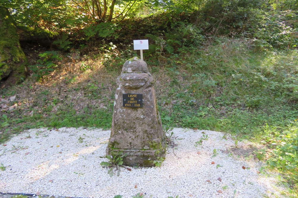 Demarcation Pole Col de La Chapelotte