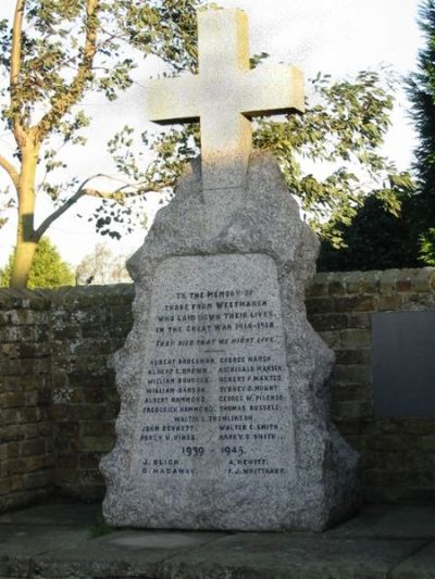 War Memorial Westmarsh