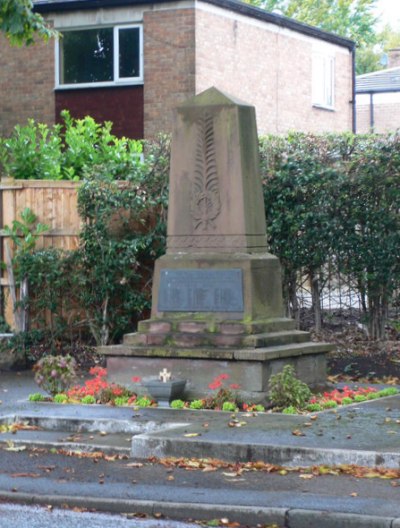 War Memorial Overton-on-Dee