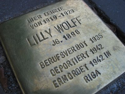 Stolperstein Klaus-Groth-Strae 18 #1