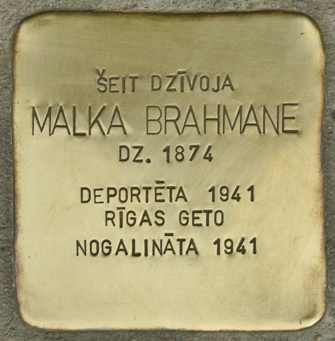 Stolpersteine Stabu iela 59