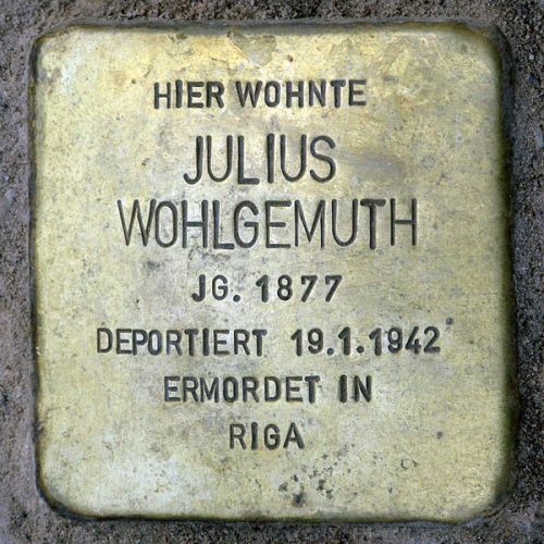 Stolpersteine Christburger Strae 8 #1