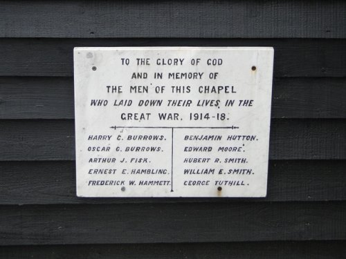 War Memorial Reydon Chapel #1