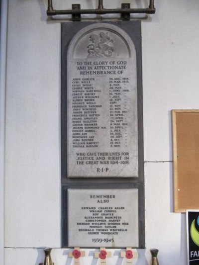 War Memorial St Agatha Church #2