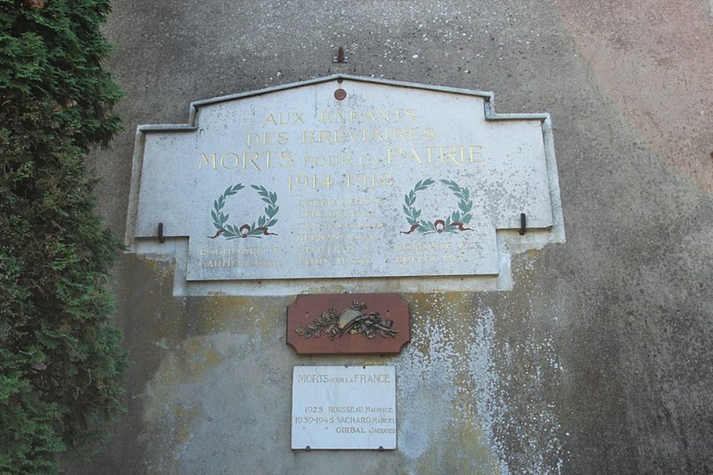 War Memorial Les Brviaires