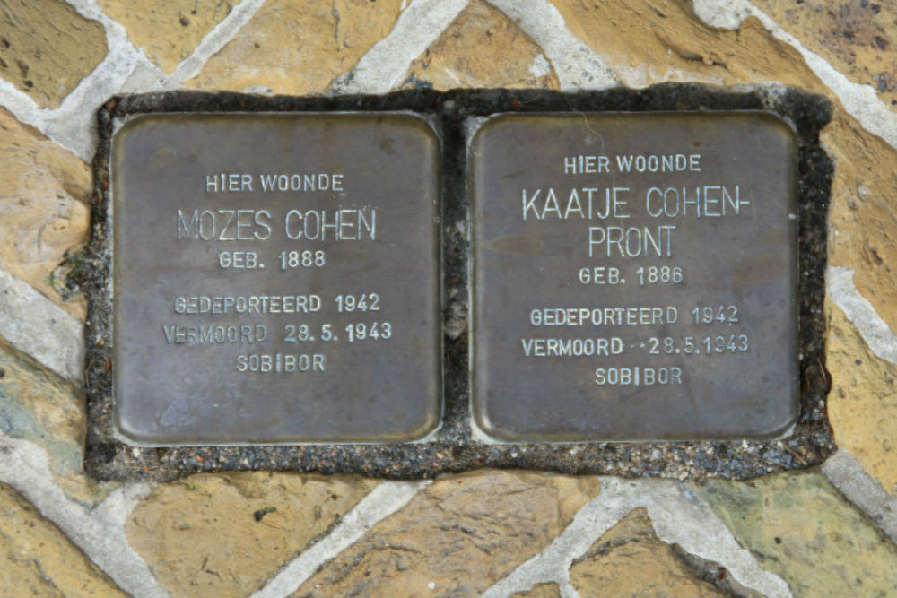 Stolpersteine Fluwelen Burgwal 16 #1