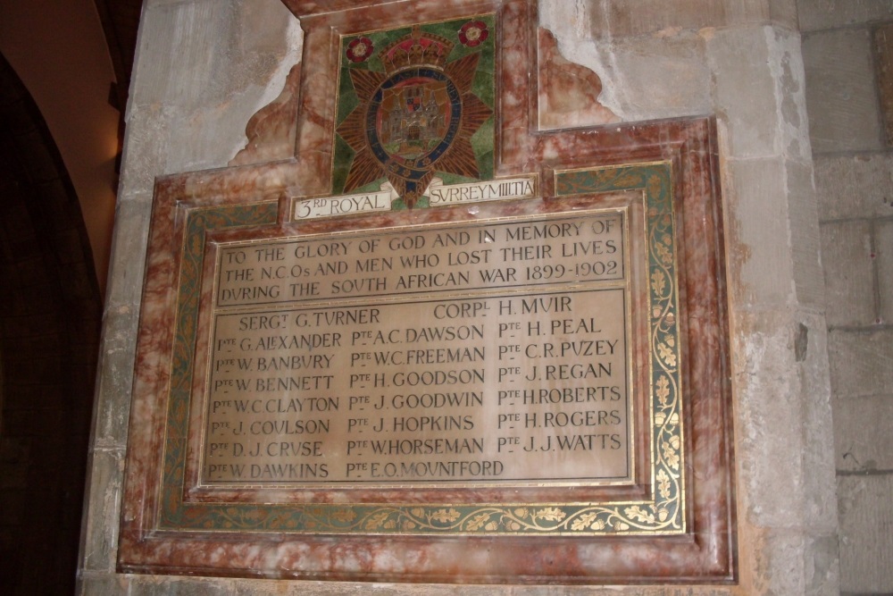 Oorlogsmonument All Saints Church Kingston-upon-Thames #1