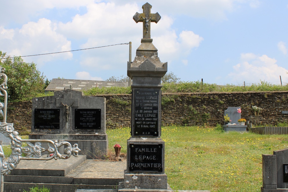 Belgian War Grave Sommethonne #1