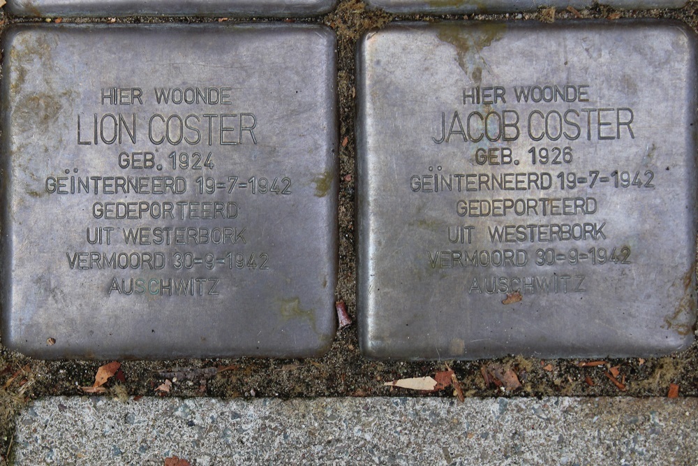 Stolpersteine Pieter Lodewijk Takstraat 20 #3