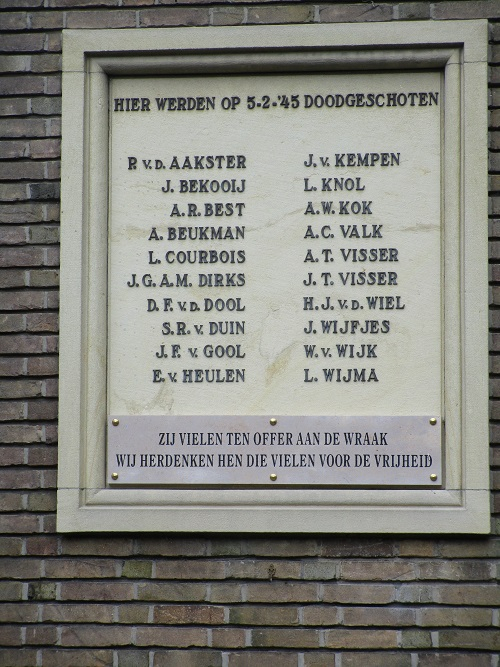 Monument Executies 05-02-1945 Amersfoort #4
