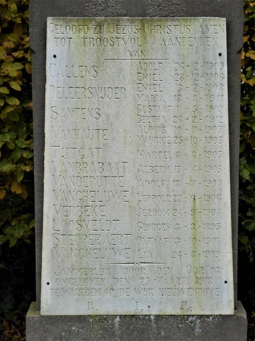 Memorial Stone Drama of Nieuwenhove #2