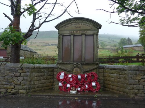 Oorlogsmonument Chinley, Bugsworth en Brownside