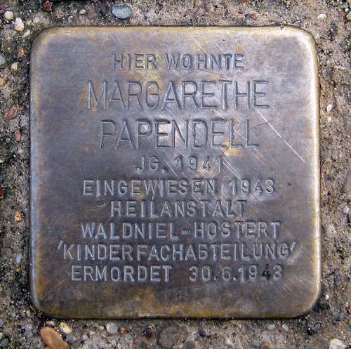 Stolperstein Inrather Strae 145 #1